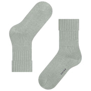 Calcetines Falke Striggings Rib Boot - Gris plateado