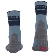 Calcetines de trekking estabilizadores de compresión Falke TK - Acero azul