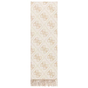 Bufanda GUESS - Logo blanco hueso