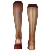 Falke Calcetines hasta la rodilla con purpurina de 30 deniers - Barolo/Oro