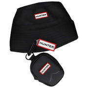 Conjunto de llavero y sombrero tipo pescador con bolsa Downpour de Hunter - Negro