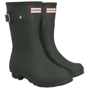 Botas de agua cortas con forro de tartán Original Hunter - Verde Oliva Oscuro