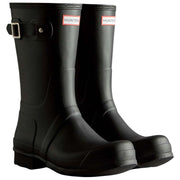Botas de agua Hunter Original cortas con logo tricolor - Negro