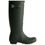 Botas de agua Hunter Original Tall con forro de tartán - Verde oliva oscuro
