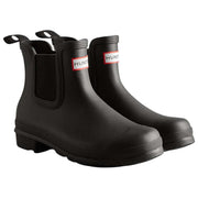 Botas Chelsea Hunter Original con logo tricolor - Negro