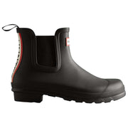 Botas Chelsea Hunter Original con logo tricolor - Negro