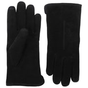 Guantes de gamuza con forro de piel sintética Isotoner - Negro