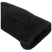 Guantes de gamuza con forro de piel sintética Isotoner - Negro