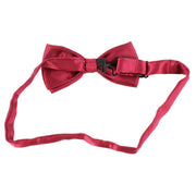 Knightsbridge Neckwear Bow Tie and Cummerbund Set - Wine