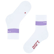 Calcetines para correr estabilizadores de compresión Falke RU - Woolwhite/Lilac