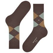 Calcetines Burlington King - Marrón/Verde menta