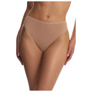 Calzoncillos de corte alto Natori Bliss Bare Cotton - Buff Tan