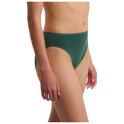 Calzoncillos de corte alto Natori Bliss Bare Cotton - Polished Pine Green