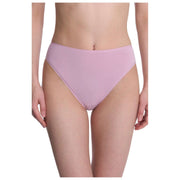 Calzoncillos de corte alto Natori Bliss Bare Cotton - Rose Mist Pink
