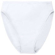 Natori Bliss Braguita De Corte Alto De Algodón Desnudo - Blanco