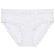Hipster con plumas Natori - Blanco