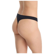 Tanga de encaje frontal Skarlett Blue Entice - Negro/Nylon Tan