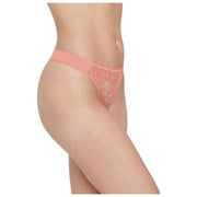 Tanga de encaje frontal Skarlett Blue Entice - Carnation/Nylon Tan