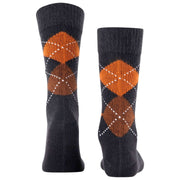 Calcetines Burlington Preston - Negro/Naranja