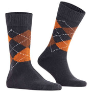 Calcetines Burlington Preston - Negro/Naranja
