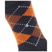 Calcetines Burlington Preston - Negro/Naranja