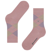 Calcetines Burlington Marylebone - Rosa/Beige/Púrpura