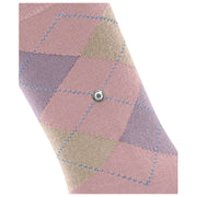 Calcetines Burlington Marylebone - Rosa/Beige/Púrpura
