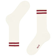 Calcetines Falke Dynamic Wool - Blanco roto/Rojo