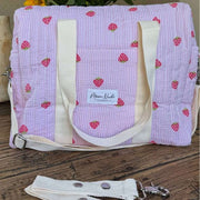 Bolsa de pañales Moon Nude Strawberry - Rosa/Rojo