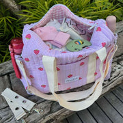 Bolsa de pañales Moon Nude Strawberry - Rosa/Rojo