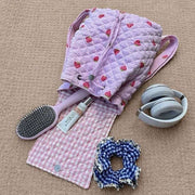 Mochila con solapa de fresa Moon Nude - Rosa/Rojo