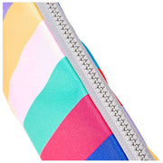 Funda para portátil de lona reciclada Roka Brick Lane - Rayas anchas y multicolores
