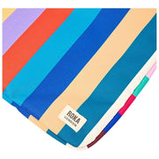 Funda para portátil de lona reciclada Roka Brick Lane - Rayas anchas y multicolores