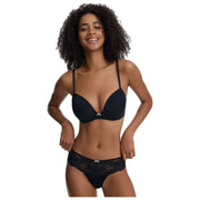 Skarlett Blue Braguita De Bikini De Encaje Captivate - Negro