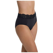 Skarlett Blue Divine Braguita con ribete de encaje - Negro