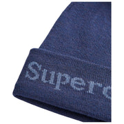 Superdry & Co Gorro de punto con logo Athletic Essentials - Mariner Navy