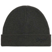 Superdry & Co Essential Logo Knitted Beanie Hat - Iron Grey Marl