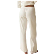Pantalones rectos de canalé versátiles Triumph - Blanco seda