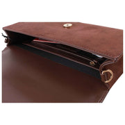 Bolso con solapa Pochette Valentino - Moro Brown