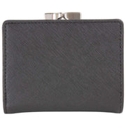 Vivienne Westwood Monedero Saffiano con estructura pequeña - Negro