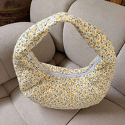 Bolso tipo aro Moon Nude Buttercup - Amarillo/Blanco