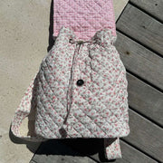 Mochila con solapa Moon Nude Peony - Rosa/Blanco