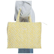 Bolso shopper grande Moon Nude Buttercup - Amarillo/Blanco