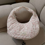 Bolso de aro Moon Nude Peony - Rosa/Blanco