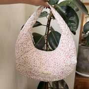Bolso de aro Moon Nude Peony - Rosa/Blanco
