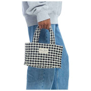 Mini bolso shopper clásico Moon Nude - Negro/Blanco