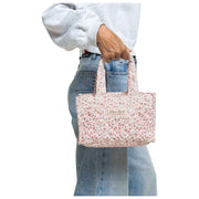 Moon Nude Peony Mini Shopper Bag - Rosa/Blanco
