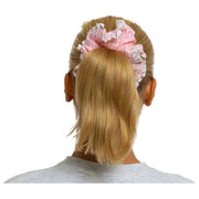 Moon Nude Peony Scrunchie - Rosa/Blanco
