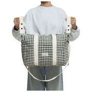 Bolsa de pañales clásica Moon Nude - Negro/Blanco