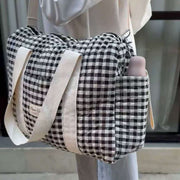 Bolsa de pañales clásica Moon Nude - Negro/Blanco